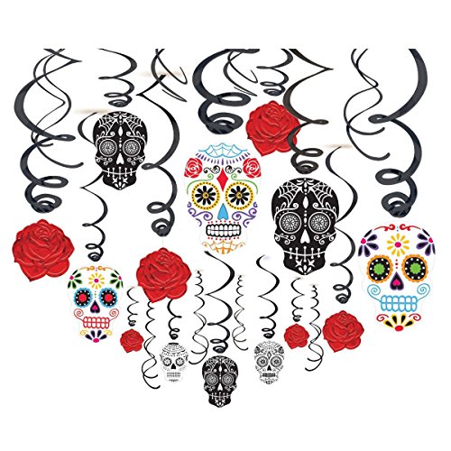 Product Cover Grasslands Road 30-Piece Day of The Dead Black and Bone Foil Swirls Value Pack Kit