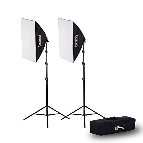 Product Cover Fovitec - 2-Light Quick Setup 650W Fluorescent Lighting Kit for Photo & Video with 20