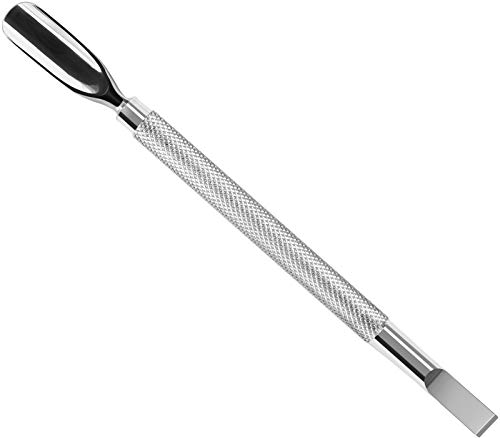 Product Cover Cuticle Pusher and Spoon Nail Cleaner - Professional Grade Stainless Steel Cuticle Remover and Cutter - Durable Manicure and Pedicure Tool - for Fingernails and Toenails - by Utopia Care