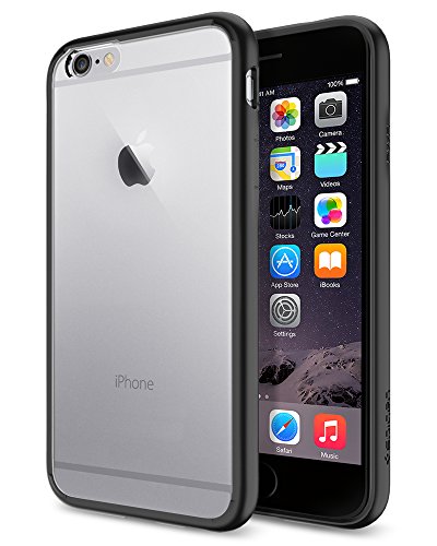 Product Cover Spigen Ultra Hybrid iPhone 6 Case with Air Cushion Technology and Hybrid Drop Protection for iPhone 6S / iPhone 6 - Black