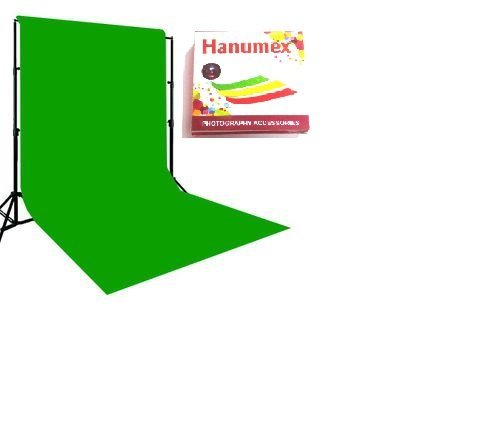 Product Cover Hanumex Green BackDrop Background 8x12 Ft for Studio - Camera Accessory