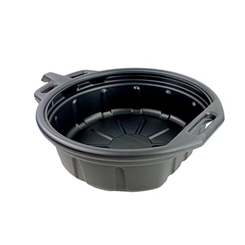 Product Cover Capri Tools CP21024 Portable Oil Drain Pan, 2 gallon, Black
