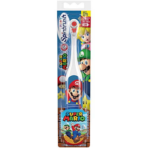 Product Cover Arm & Hammer Kid's Spinbrush Super Mario Powered Toothbrush, 1 Count