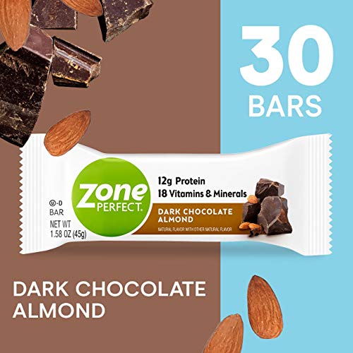 Product Cover ZonePerfect Nutrition Bars, Dark Chocolate Almond, 1.58 oz, 30 Count