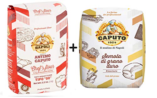 Product Cover Molino Antimo Caputo '00' Flour + Semola Flour (3+1 bags) by Molino Antimo Caputo Napoli
