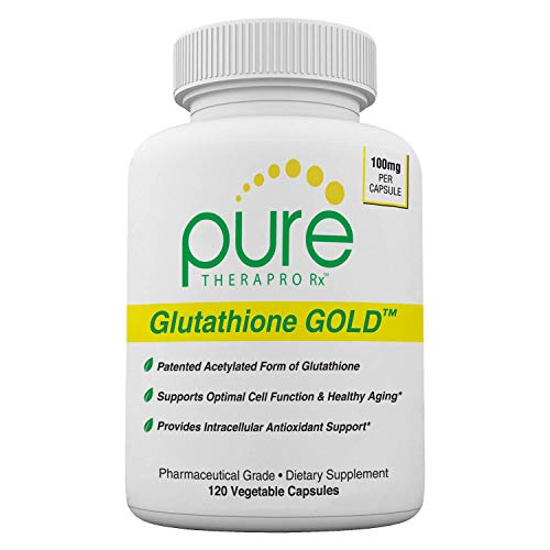Product Cover S-Acetyl Glutathione Gold - 120 Vcaps (Enteric Coated) | 100mg Per Capsule | Patented Acetylated Form of Glutathione (Emothion®) | 2-4 Month Supply | Zero Fillers/Flow Agents | Pharmaceutical Grade