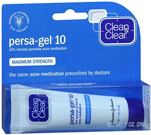 Product Cover Clean & Clear Persa-Gel 10, Maximum Strength, 1 Ounce (Pack of 6)