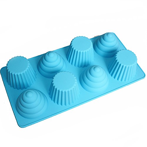 Product Cover X-Haibei Great Ice Cream Cone Cupcake Soap Pan Bakeware 8-cavity Tray