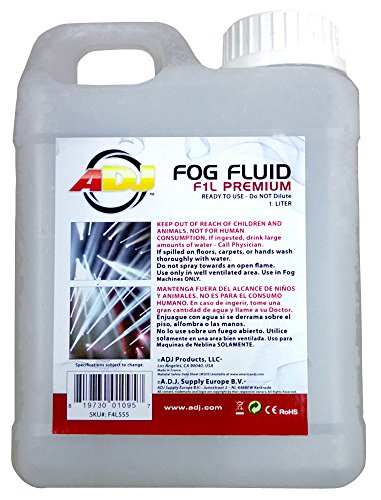 Product Cover ADJ Products F1L555 PREMIUM Water Based Fog Liquid, 1-Liter