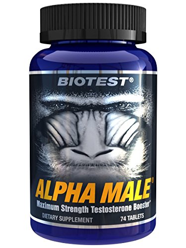 Product Cover Alpha Male® Maximum Strength Testosterone Booster (74 Tablets) Rated Most-Potent Full Spectrum Tribulus