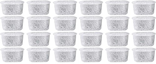 Product Cover 24 Replacement Charcoal Water Filters For Cuisinart Coffee Machine