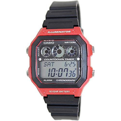 Product Cover Casio Men's AE-1300WH-4AV Referee Timer Watch