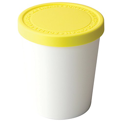 Product Cover Tovolo Tight-Fitting, Stack-Friendly, Sweet Treat Ice Cream Tub - Lemon