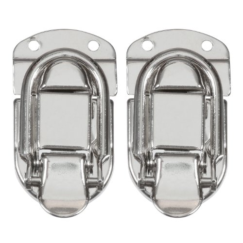 Product Cover Reliable Hardware Company RH-2610-2-A Set of 2 Small Size Nickle Plated Briefcase Latch