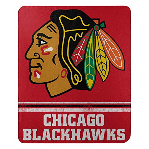 Product Cover Northwest NHL Chicago Blackhawks 50x60 Fleece Fade Away DesignBlanket, Team Colors, One Size