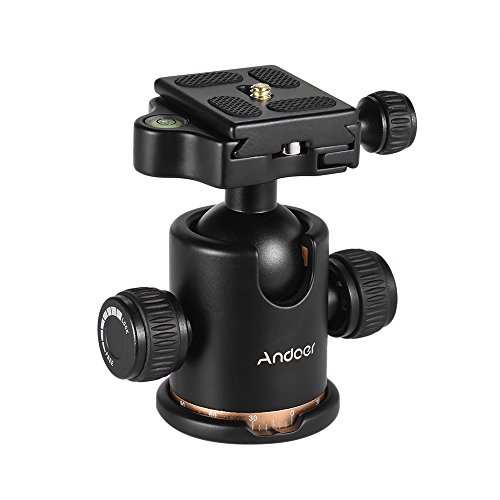 Product Cover Andoer Camera Tripod Ball Head Ballhead with Quick Release Plate 1/4 Screw
