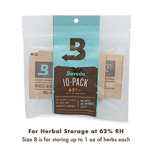 Product Cover Boveda 8g 2-Way Humidity 62% (10/Pack)