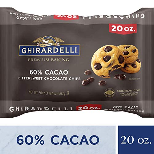 Product Cover Ghirardelli Chocolate Bittersweet Baking Chips, 20 oz.