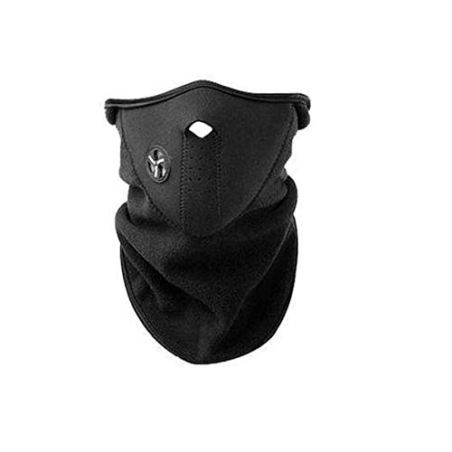 Product Cover LuckyStone Unisex Dustproof & Windproof Warm Neck Half Face Mask Wear for Winter Motorcycle Cycling Bike Hiking Skateboard Ski Ice Fishing Cross Country Hunting
