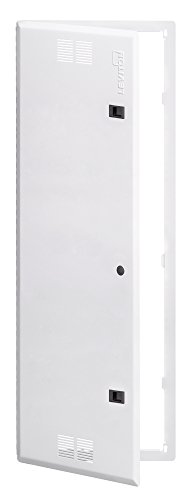 Product Cover Leviton 47605-42S 42-Inch Vented Premium Hinged Structured Media Door, White