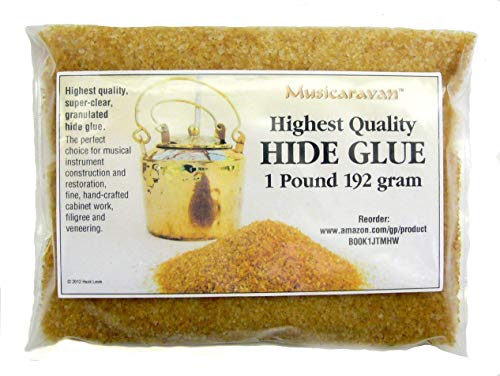 Product Cover Hide Glue - Highest Quality 192 Gram for Musical Instruments and Fine Furniture by MusiCaravan