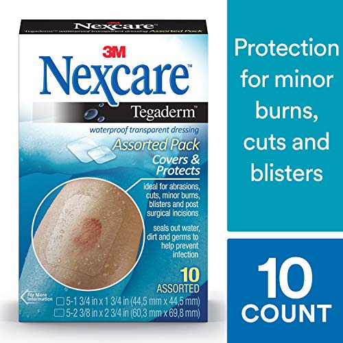 Product Cover Nexcare Tegaderm Waterproof Transparent Dressing, Germproof, 2-3/8 Inches X 2-3/4 Inches, 10 Count