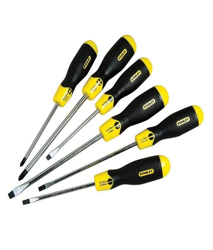 Product Cover Stanley 6-Piece Cushion Grip2 Screwdriver Set