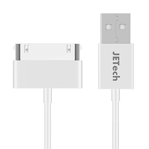 Product Cover JETech USB Sync and Charging Cable for iPhone 4/4s, iPhone 3G/3GS, iPad 1/2/3, iPod, 3.3 Feet (White)