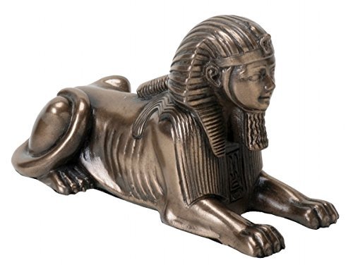 Product Cover YTC Small Bronze Metal Colored Egyptian Style Sphinx Figurine Statue