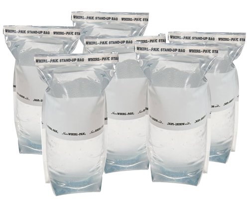Product Cover 6 Whirl-Pak 36 oz. (1 L) Stand-up Bags for Emergency Water Collection, Treatment, and Storage