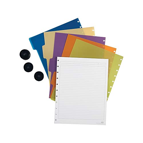 Product Cover Staples? Arc Notebook System Accessory Kit, Letter Size, Includes Paper, Dividers, and Rings