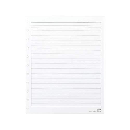 Product Cover Staples 886217 Arc Notebook System Refill Paper 8.5-Inch X 11-Inch 50 Sh. Ruled White