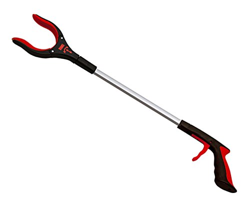 Product Cover RMS 26 Inch Grabber Reacher with Rotating Gripper - Mobility Aid Reaching Assist Tool, Trash Picker, Litter Pick Up, Garden Nabber, Arm Extension - Ideal for Wheelchair and Disabled (Red)