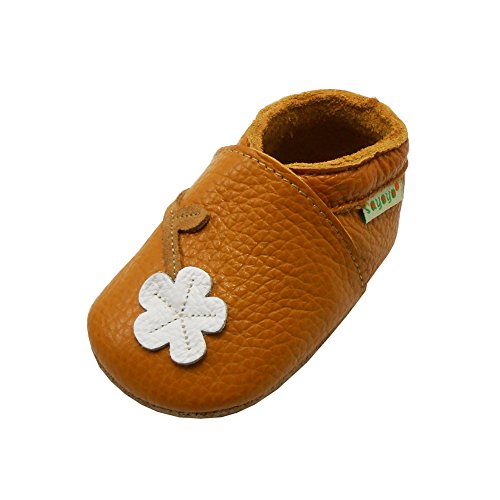 Product Cover SAYOYO Baby Cute Plum Flower Soft Sole Leather Baby Shoes Baby Moccasins