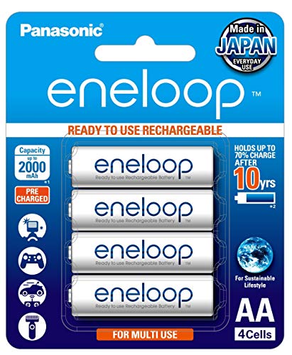 Product Cover Panasonic eneloop BK-3MCCE/4BN Rechargeable Battery - Pack of 4
