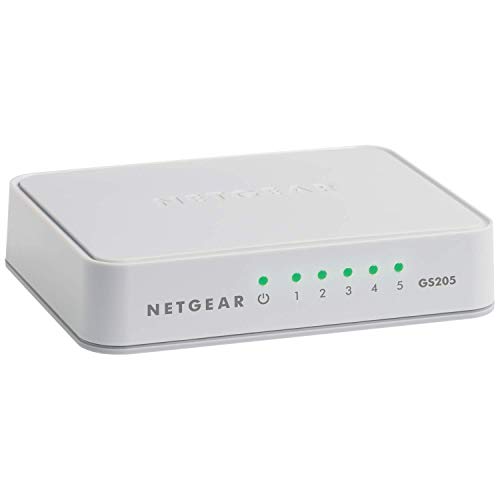 Product Cover NETGEAR 5-Port Gigabit Ethernet Unmanaged Switch, Desktop, 10/100/1000Mbps (GS205)