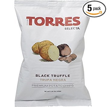 Product Cover Patatas Fritas Torres Black Truffle Premium Potato Chips (5 X 1.41 Ounce)