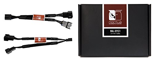 Product Cover Noctua NA-SYC1, 4 Pin Y-Cables for PC Fans (Black)
