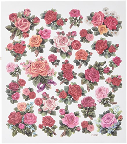 Product Cover Tattoo King SK129MC-4911 Multicolored Sticker, Classic Roses