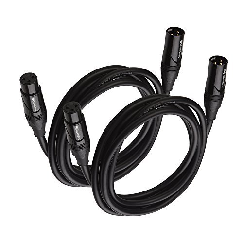 Product Cover Cable Matters 2-Pack Male to Female XLR Microphone Cable 6 Feet