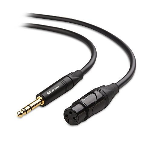 Product Cover Cable Matters 6.35mm (1/4 Inch) TRS to XLR Cable (Male to Female) 3 Feet