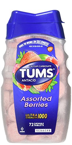Product Cover Tums Ultra Strength 1000 Antacid, Assorted Berries, 72 tablets
