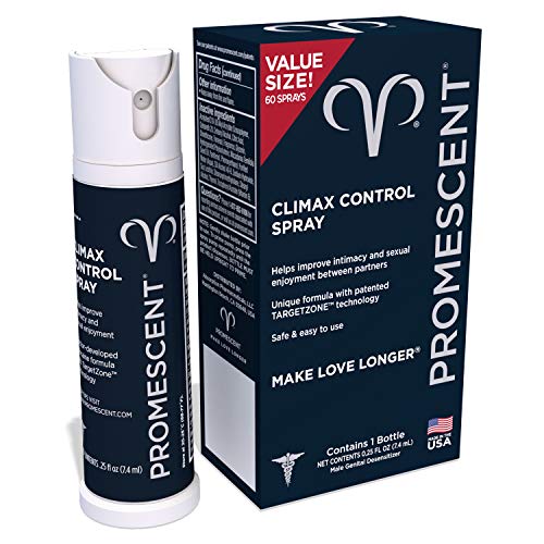 Product Cover Promescent Desensitizing Delay Spray for Men Clinically Proven to Help You Last Longer in Bed - Better Maximized Sensation + Prolonged Climax For Him,7.4ml