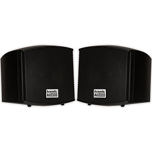 Product Cover Acoustic Audio AA321B Mountable Indoor Speakers 400 Watts Black Bookshelf Pair