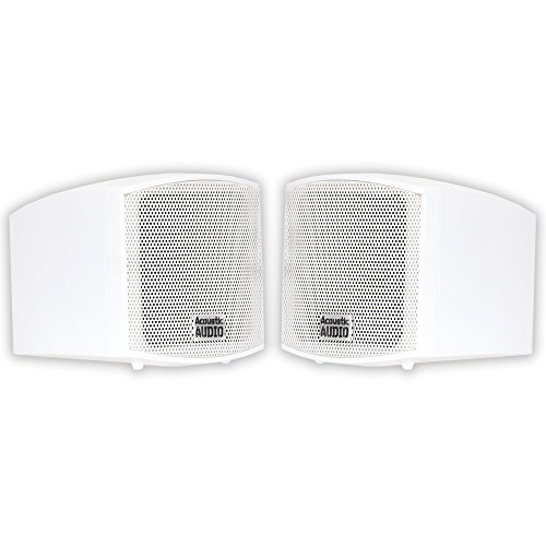 Product Cover Acoustic Audio AA321W Surround Speakers White Set of 2