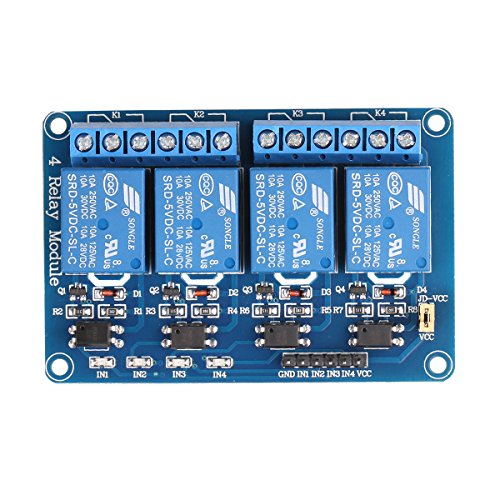 Product Cover JBtek 4 Channel DC 5V Relay Module for Arduino Raspberry Pi DSP AVR PIC ARM
