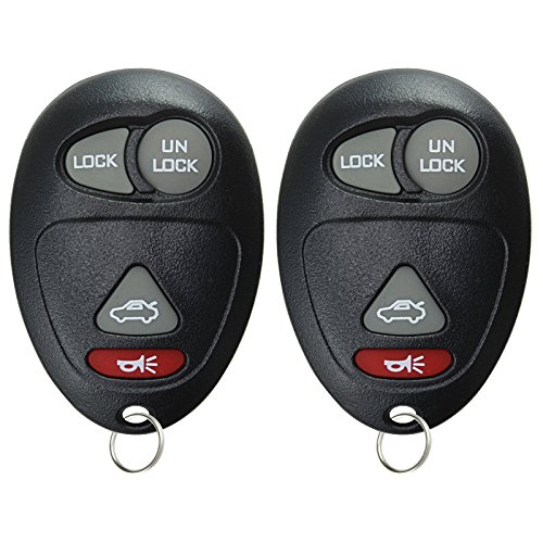 Product Cover KeylessOption Keyless Entry Remote Control Car Key Fob Replacement for L2C0007T (Pack of 2)
