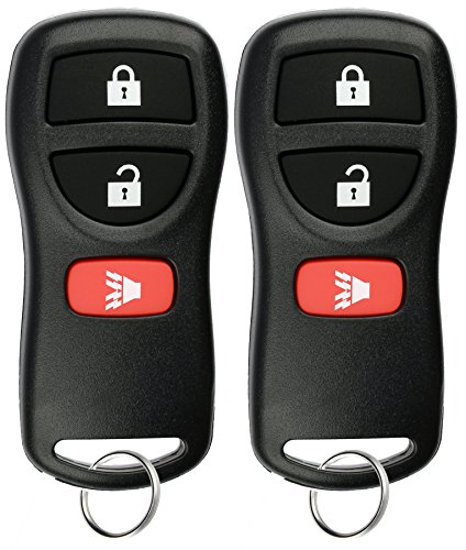 Product Cover KeylessOption Keyless Entry Remote Control Car Key Fob Replacement for KBRASTU15, CWTWB1U733 (Pack of 2)