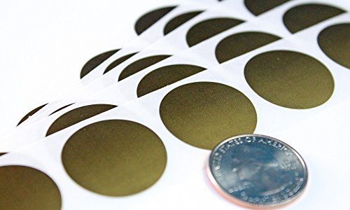 Product Cover My Scratch Offs 1 Inch Gold Round Scratch Off Sticker Labels - 100 Pack