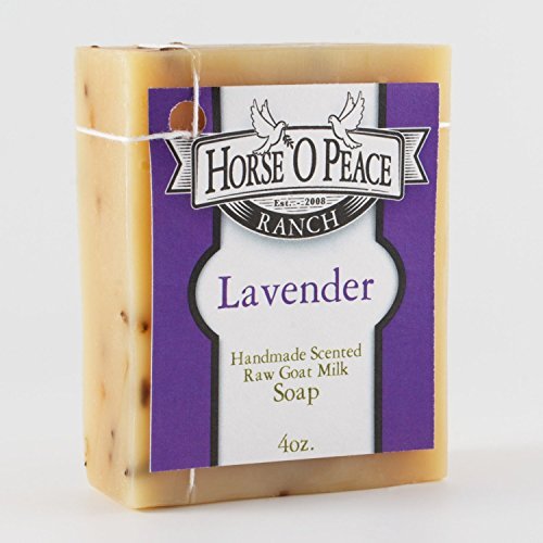 Product Cover Handmade Herbal 100% Raw Goat Milk Lavender Soap (4 ounce bar)